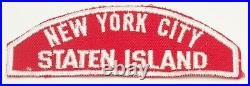 Lot of 5-1950-60's Boy Scouts BSA Red New York Area Council Shoulder Patches