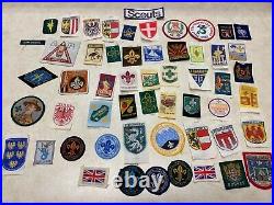 Lot of 55 International Boy Scout Patches