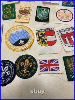 Lot of 55 International Boy Scout Patches