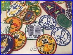 Lot of 75 Boy Scout Religious Patches