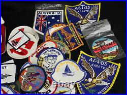 Lot of 90+ 1970s Early 80s Patches Boy Scouts, Eagle Set, Sailing, Karate, NASA+