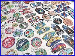 Lot of 90 + Vintage Boy Scout BSA Badges Patches Arrow Merit Midwest 80s 90s