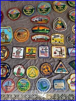Lot of 95 Vintage Cub Scout Patches, and Other Related Patches