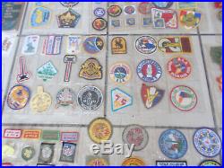 Lot of (BSA)Boy Scouts of America 100 Patches council jamboree books etc