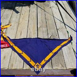 Lot of BSA Boys Scouts of America neckerchiefs patches belt bundle vintage