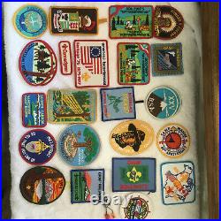 Lot of Boy Scout Patches, Order of Arrow, And other Items