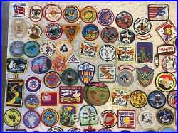 MAKE OFFER Huge Lot of 160+ Vintage Boy Scout BSA Patches 1960's-2000's