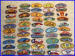 MAKE OFFER New BSA Boy Scout CSP Lot of over 250 Council Shoulder Patches Mint