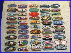 MAKE OFFER New BSA Boy Scout CSP Lot of over 250 Council Shoulder Patches Mint