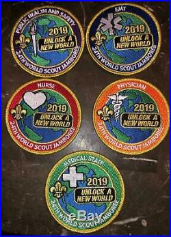 Medical Staff 5 Patch Staff Set 2019 24th World Scout Jamboree Mondial Official