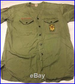 Men's 1960s Lot of Boy Scouts Shirts Sash Patches Santa Clara County California