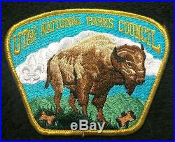 Merged Bsa Utah National Parks Council Oa 508 520 9-patch Wood Badge Patrol Set