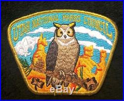 Merged Bsa Utah National Parks Council Oa 508 520 9-patch Wood Badge Patrol Set
