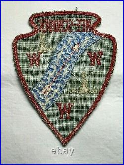 Merged OA Lodge #143 NEE SCHOOK Type A-1 First Lodge Issue Patch Rare