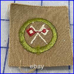 Merit Badge Type a Signaling reverse Boy Scouts BSA Badge patch