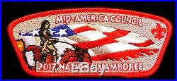 Mid-america Council Oa 97 Kit-ke-hak-o-kut 2017 Jamboree Headress Jsp 11-patch
