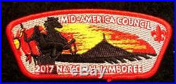 Mid-america Council Oa 97 Kit-ke-hak-o-kut 2017 Jamboree Headress Jsp 11-patch