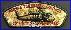 Middle Tennessee Council Oa 111 Wa-hi-nasa 2017 Jamboree Us Army Eagle 5-patch