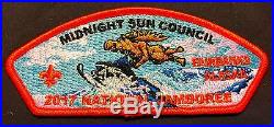 Midnight Sun Council Oa Lodge 549 Toontuk 355 502 2017 Jamboree 6-patch 280 Made