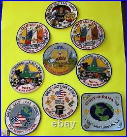 Miscellaneous Great Salt Lake Council Scout O Rama Jacket Patches From 1987-2010