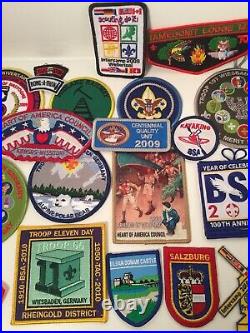 Mix Lot Of Boy Scouts Of America 1960-2010 Patches, Pins And Arrow Heads