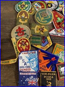 Mixed Lot 40+ Vintage BSA Boy Scouts, Cub Scouts, Patches And Badges, Merit