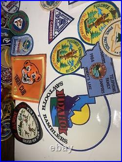 Mixed Lot 50 Vintage BSA Boy Scouts, Patches And Badges