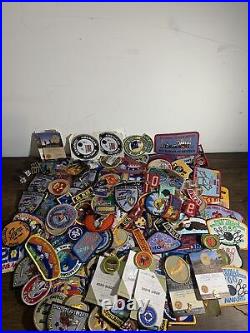 Mixed Lot 70+Vintage BSA Boy Scouts, Cub Scouts, Patches And Badges, Merit