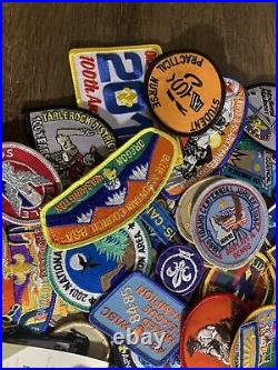 Mixed Lot 70+Vintage BSA Boy Scouts, Cub Scouts, Patches And Badges, Merit