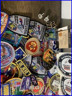 Mixed Lot 70+Vintage BSA Boy Scouts, Cub Scouts, Patches And Badges, Merit