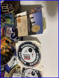 Mixed Lot 70+Vintage BSA Boy Scouts, Cub Scouts, Patches And Badges, Merit