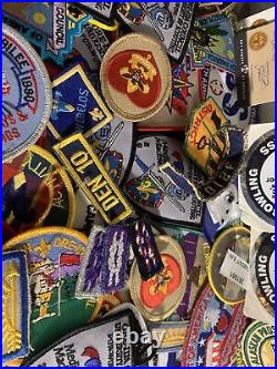 Mixed Lot 70+Vintage BSA Boy Scouts, Cub Scouts, Patches And Badges, Merit