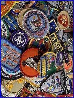 Mixed Lot 70+Vintage BSA Boy Scouts, Cub Scouts, Patches And Badges, Merit