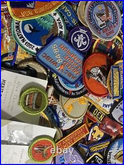 Mixed Lot 70+Vintage BSA Boy Scouts, Cub Scouts, Patches And Badges, Merit