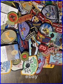 Mixed Lot 70+Vintage BSA Boy Scouts, Cub Scouts, Patches And Badges, Merit