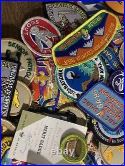 Mixed Lot 70+Vintage BSA Boy Scouts, Cub Scouts, Patches And Badges, Merit