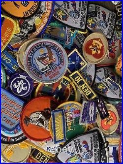 Mixed Lot 70+Vintage BSA Boy Scouts, Cub Scouts, Patches And Badges, Merit