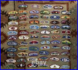 Mixed Lot OF 70 NOS BSA States Council Boy Scouts Shoulder Patches