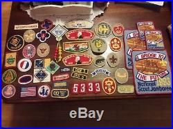 Mixed Lot of 144 New and Used, Mostly Vintage Boy Scouts of America BSA Patches