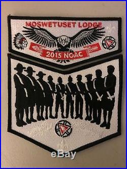 Moswetuset Lodge 52 2015 NOAC Contingent Patch Set (OPEN TO OFFERS)