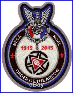 NESA National Committee 2015 NOAC OA Chenille Patch Badge Set Order of the Arrow