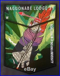 Naguonabe Oa Lodge 31 Central Mn 2018 Noac 2-patch Glow-in-dark Delegate 60 Made