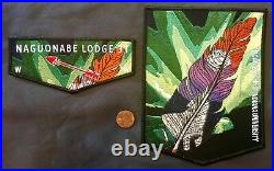 Naguonabe Oa Lodge 31 Central Mn 2018 Noac 2-patch Glow-in-dark Delegate 60 Made