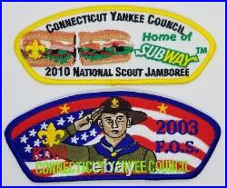 National Jamboree BSA Connecticut Yankee Council Patch Lot 2010 2002 2003