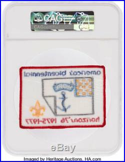 Neil Armstrong Collection Apollo 11 Boy Scout Patch/ Ngc Cag Certified