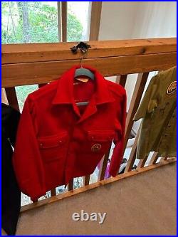 New England Boy Scouts 1969 Official Wool Jacket, Shirts, Patches, Den Mother's+