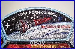 New Longhorn Council Tx Oa 209 2017 Jamboree Astronaut Delegate 8-patch Set Nasa