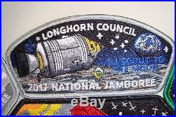 New Longhorn Council Tx Oa 209 2017 Jamboree Astronaut Delegate 8-patch Set Nasa