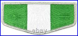 Niger Flag Black Eagle Lodge 482 Flap Transatlantic Council Patch OA BSA