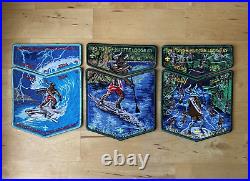 Noac 2024 Oa Bsa Patches Uh-to-yeh-hut-tee Lodge Florida Man 6-piece Set Full